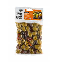 marinierte Mix Oliven Vakuum Terra Creta